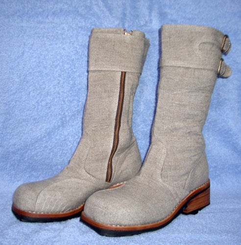 Hemp Buckled Boots