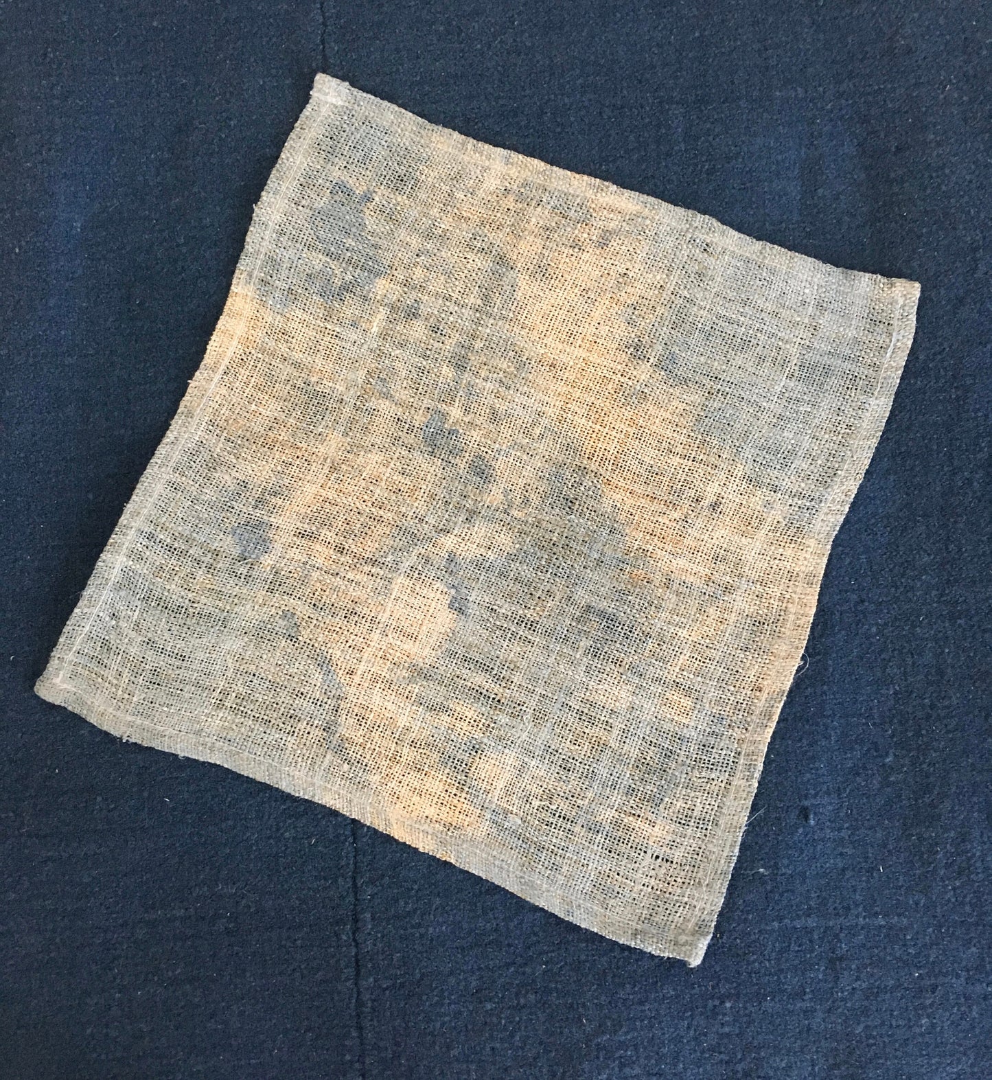 Hand woven Hemp cloth 31 x 31 cm