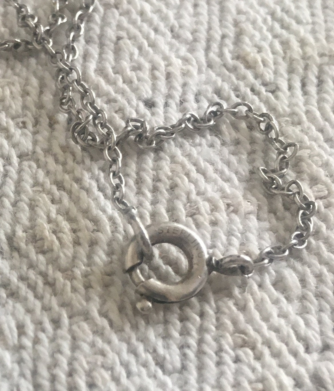 Qinghai Jade EcoSilver Pendant on a Recycled Sterling Silver Necklace