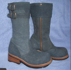 Hemp Buckled Boots