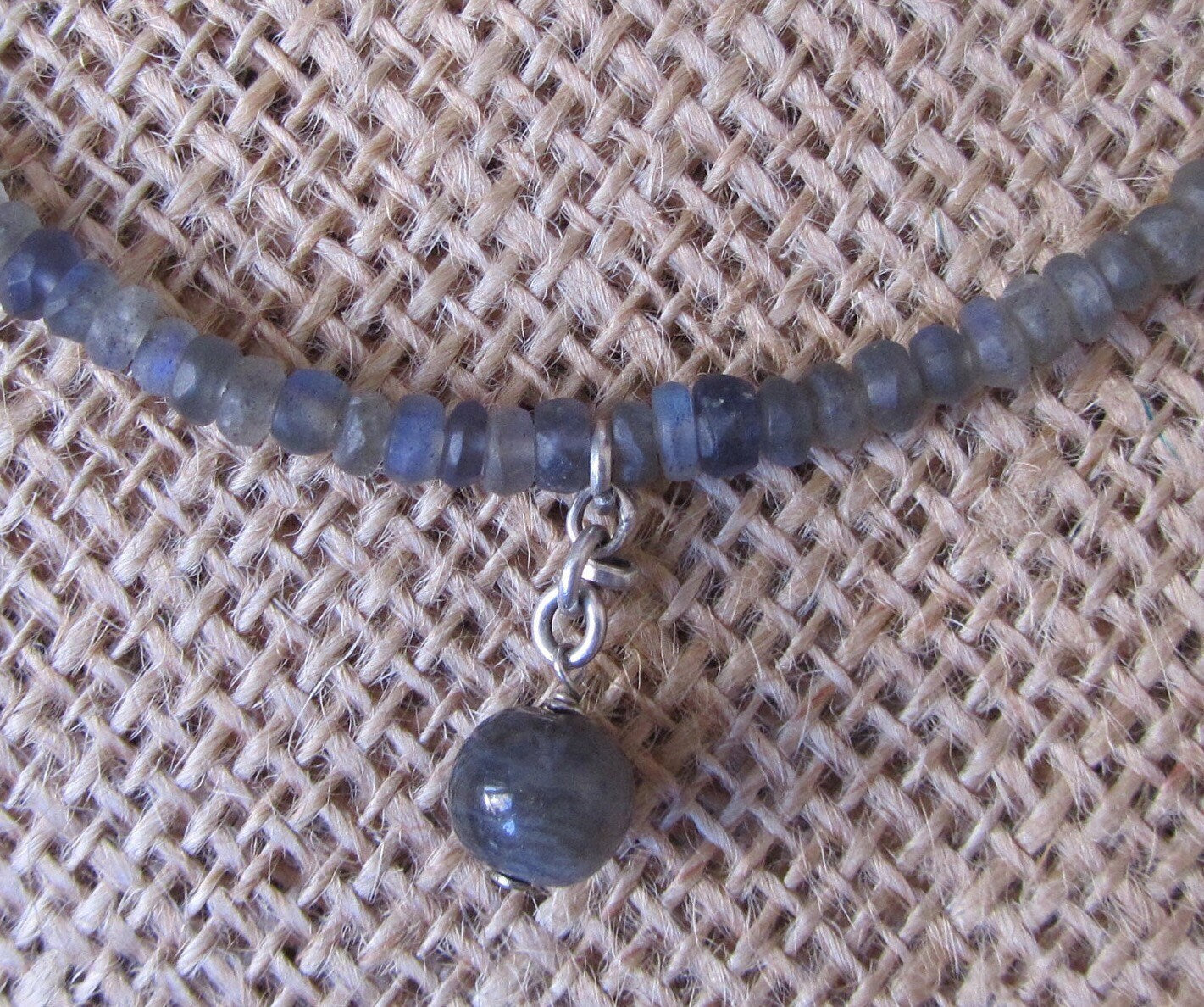 Labradorite, Lapis Lazuli & Aquamarine Necklace
